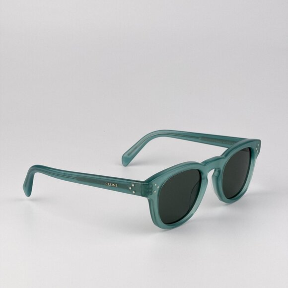 Celine 3 DOTS Sunglasses – Green Transparent Square Green | Model CL40233I 93N - Picture 4 of 9